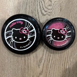 MAC Hello Kitty beauty powder and blush set Special Edition bundle of 2 items